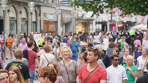 Am Sonntag durch die Altstadt bummeln und einkaufen - das wird im Rahmen des Stadtgründungsfests nicht möglich sein.