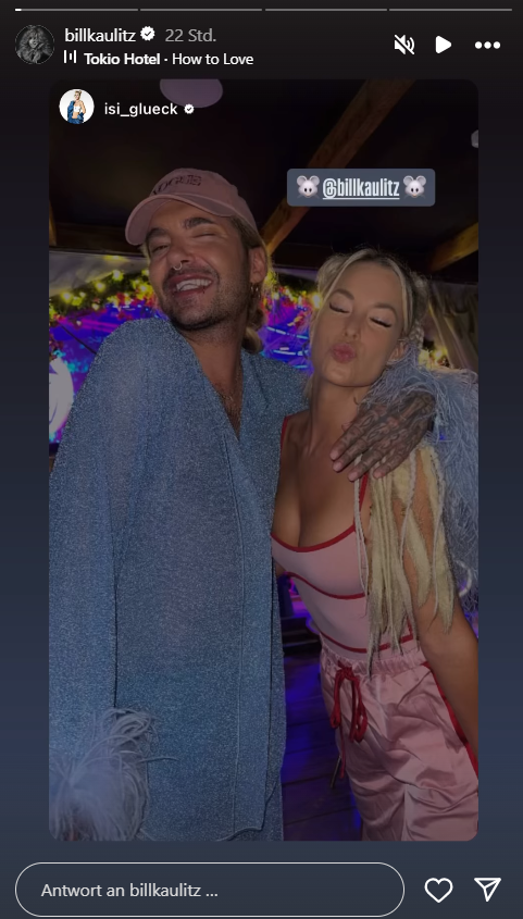 Bei Bill Kaulitz und Isi Glück kam es am Ballermann zum Treffen. Bei Bill Kaulitz und Isi Glück kam es am Ballermann zum Treffen.