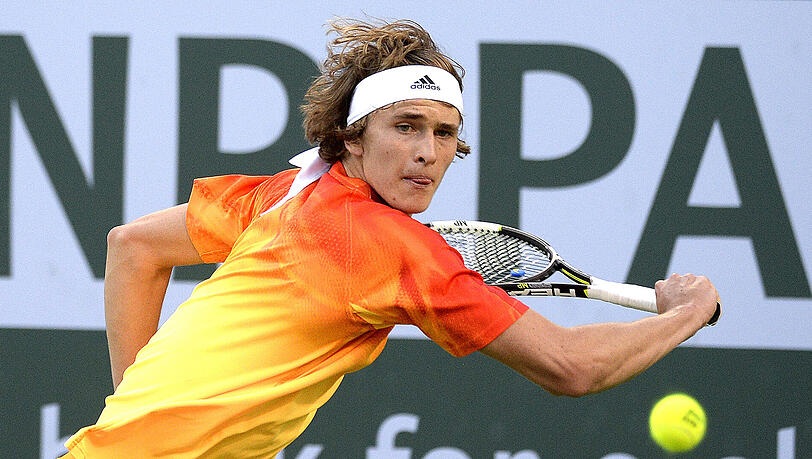 Eine Runde weiter: Alexander Zverev. Eine Runde weiter: Alexander Zverev.