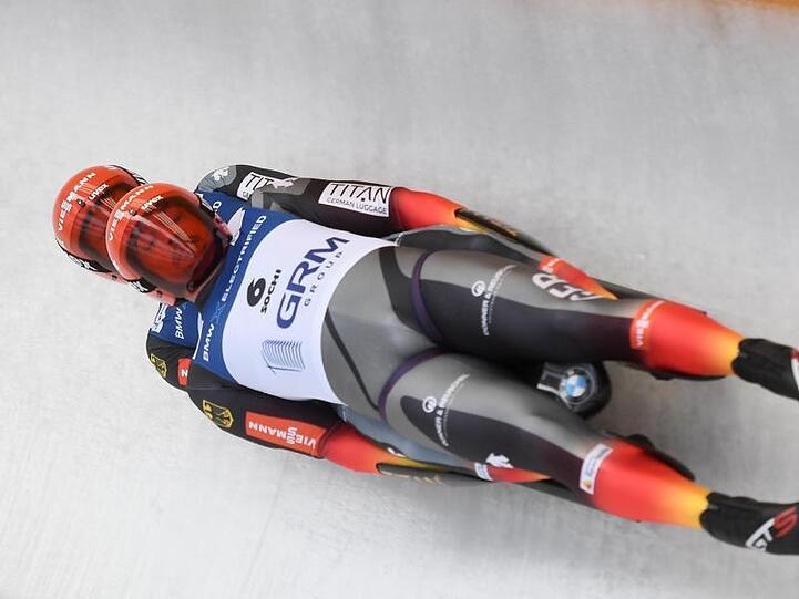 Nur Tobias Wendl und Tobias Arlt konnten bei den Sprints der Rodel-WM eine Medaille gewinnen.