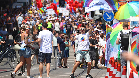 So sah es bei der CSD-Parade in München im vergangenen Jahr aus.
