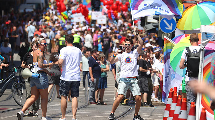 So sah es bei der CSD-Parade in München im vergangenen Jahr aus.