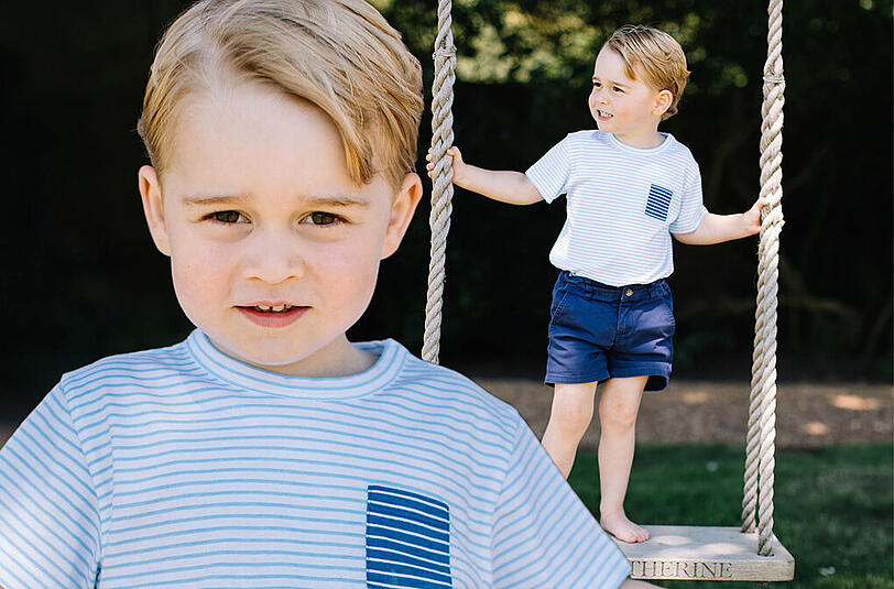 Das Streifenshirt von Prinz George war schon eine Stunde nach Veröffentlichung der Bilder nicht mehr erhältlich
