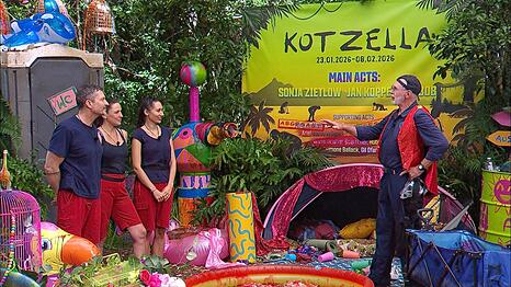 Hardy Kr&uuml;ger jr., Simone Ballack und Samira Yavuz mussten an Tag 13 zur Dschungelpr&uuml;fung antreten.