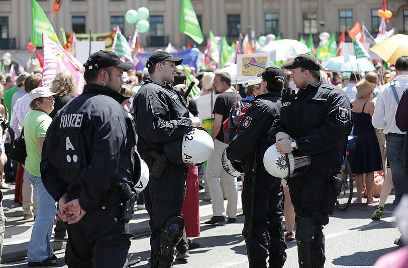 Großdemonstration in München gegen den G7-Gipfel: Die Bilder von der Protestkundgebung.
