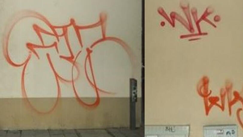 Mehr als 900 Graffitis gehen auf das Konto der Sprayer.