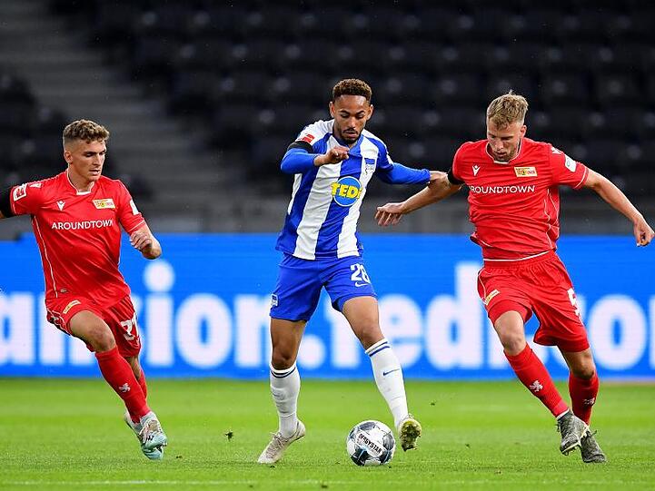 Matheus Cunha (M.) spielte bei Hertha BSC stark auf.