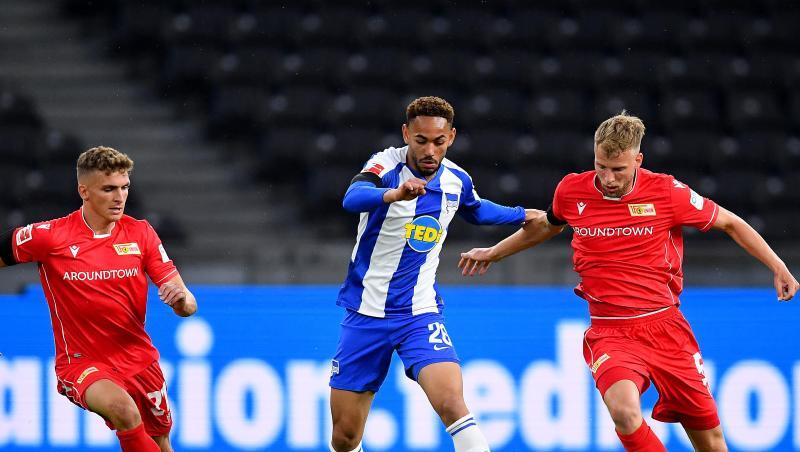 Matheus Cunha (M.) spielte bei Hertha BSC stark auf. Matheus Cunha (M.) spielte bei Hertha BSC stark auf.