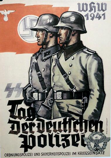 &bdquo;Die Münchner Polizei und der Nationalsozialismus&ldquo;: Bilder der Ausstellung im Polizeipräsidium München.