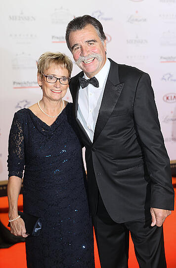 Ex-Handball-Bundestrainer Heiner Brand und seine Frau Christel.