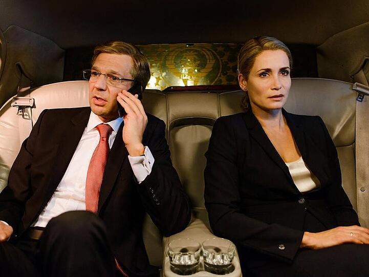 Kai Wiesinger und Anja Kling als Ehepaar Wulff in "Der Rücktritt"