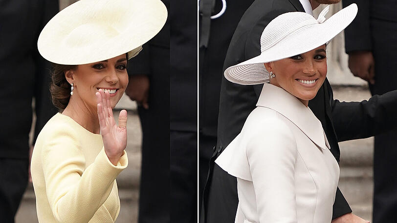 Sehen sich das erste Mal seit über zwei Jahren: Herzogin Kate und Schwägerin Herzogin Meghan