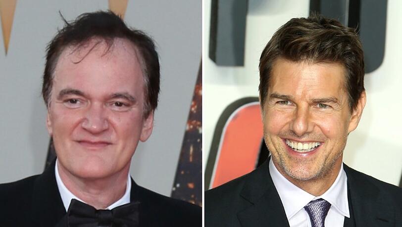 Regisseur Quentin Tarantino (links) und "Top Gun: Maverick"-Hauptdarsteller Tom Cruise.