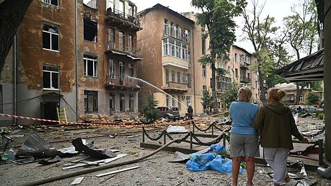 Immer wieder gibt es russische Luftangriffe auf Odessa. (Archivbild)