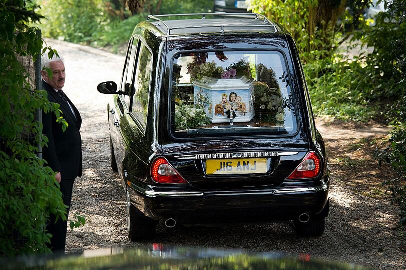 Trauer um Peaches Geldof: Die Bilder von der Beerdigung.