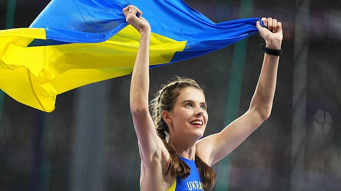 Jaroslawa Mahutschich reichten 2,00 Meter für Hochsprung-Gold