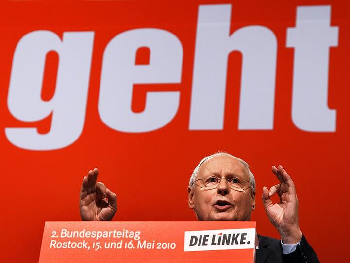 Oskar Lafontaine hat sich wieder einmal verabschiedet