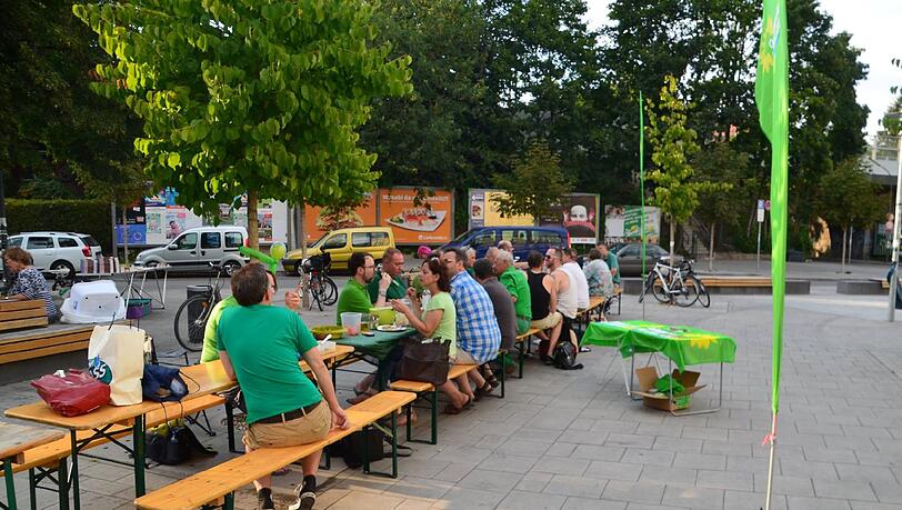 So sah’s beim Green Dinner im August 2015 aus. So sah’s beim Green Dinner im August 2015 aus.