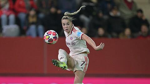 Giulia Gwinn und der FC Bayern spielen gegen Lyon