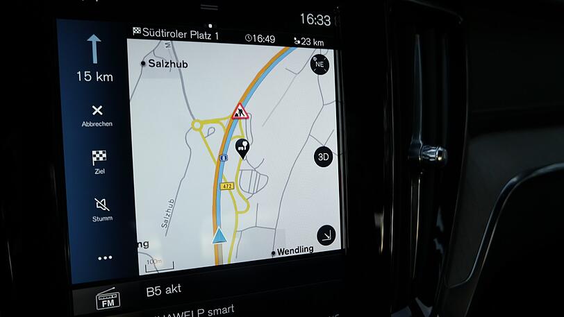 Zur Navigations-Grafik könnte man sagen: Es gibt Besseres auf dem Markt.