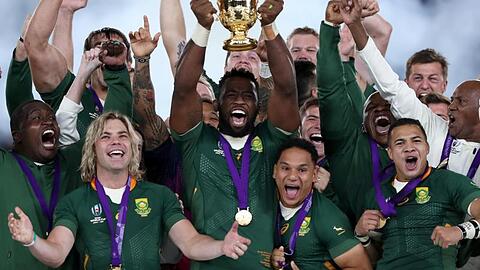 Zum dritten Mal darf sich Südafrika als Rugby-Weltmeister feiern lassen.