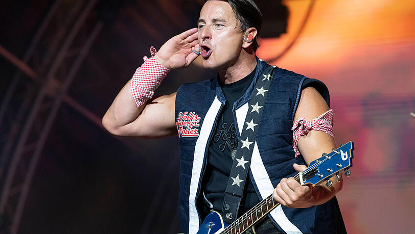 Andreas Gabalier während eines Auftritts in Kitzbühel im August. Andreas Gabalier während eines Auftritts in Kitzbühel im August.