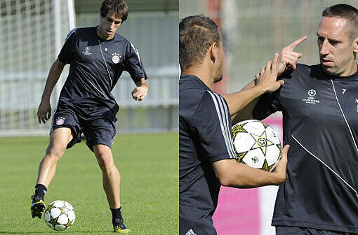 Spannung vor der ersten Champions-League-Prüfung gegen Valencia: Der FC Bayern hat am Dienstagabend nochmal traininert. Hier gibt's die Bilder von der Säbener