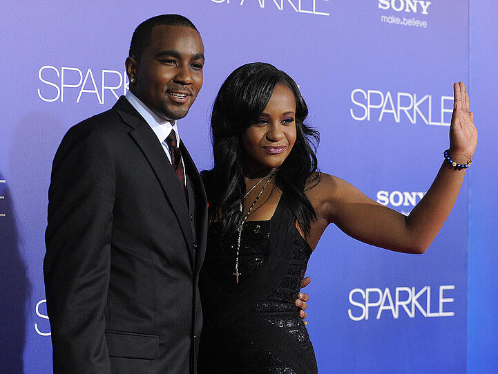 Ein Bild aus glücklichen Tagen: Nick Gordon und Bobbi Kristina Brown auf einer Filmpremiere in Los Angeles