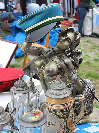 So war der Flohmarkt auf der Theresienwiese.