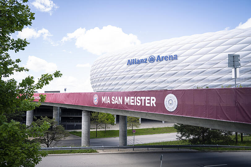 Rund um die Arena tat sich trotz der Zuschauer-Rückkehr nur wenig.