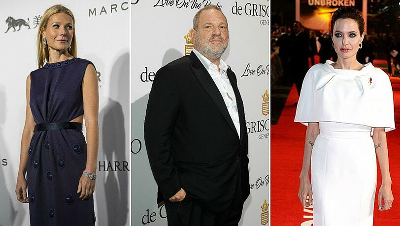 Gwyneth Paltrow und Angelina Jolie wurden in ihrer Jugend Opfer von Harvey Weinstein.