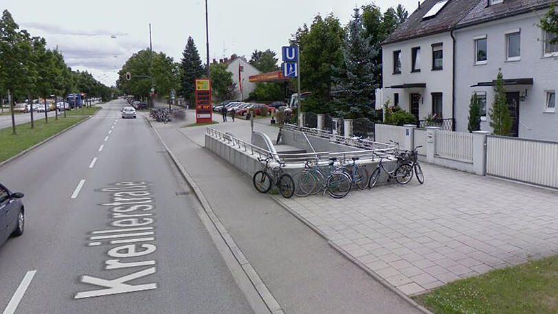 Der U-Bahnhof in der Kreillerstraße - hier im Zwischengeschoss ereignete sich der brutale Überfall.