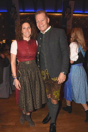 Elisabeth und  Ex-Paulaner-Vorstand Andreas Steinfatt.