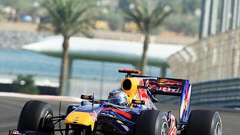Sebastian Vettel auf Dienstfahrt in Abu Dhabi