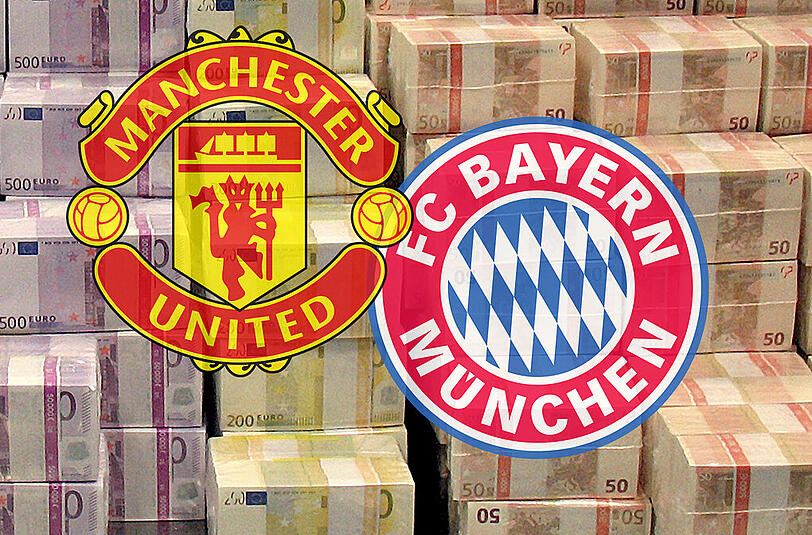 Manchester United hat den FC Bayern als wertvollste Klub-Marke überholt.