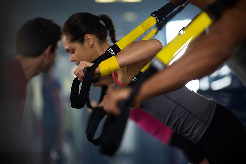 55% der Befragten wollen sich mehr bewegen, sei es in Fitness-Studios...