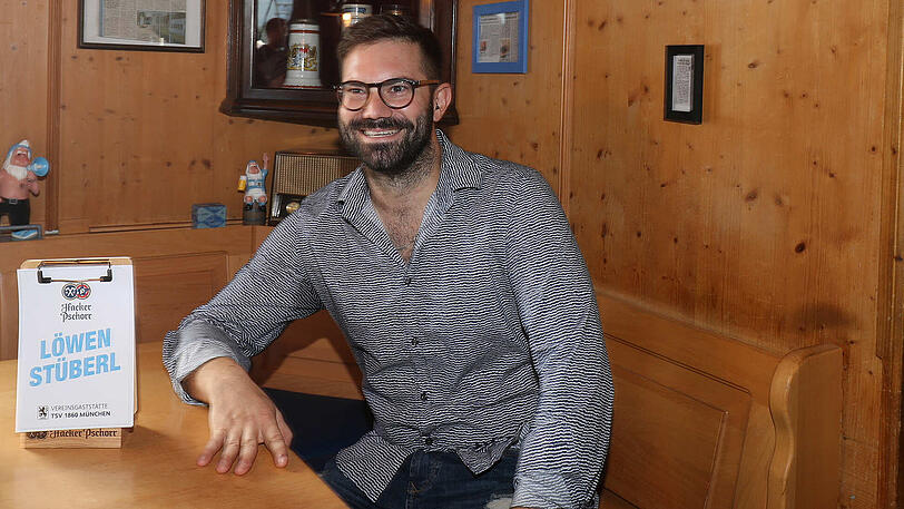Stolzer Wirt im Löwen-Stüberl: Benedikt Lankes.