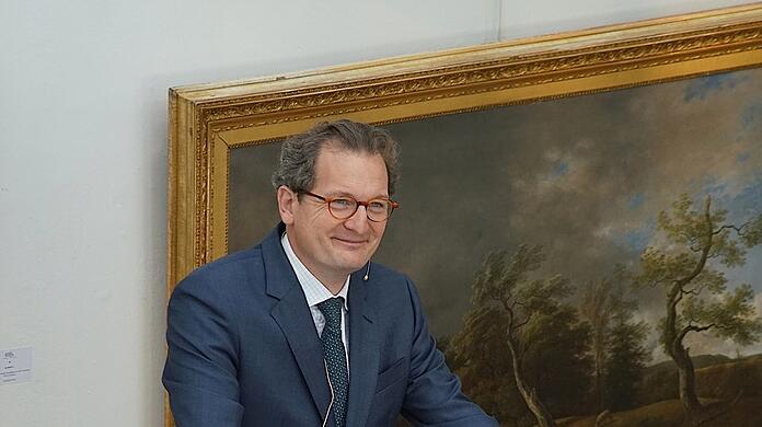Rupert Keim im Einsatz: Der 50-jährige Jurist aus München hat 2003 die Firma Karl & Faber Kunstauktionen übernommen. Seit 2016 ist er Präsident des Bundesverbands Deutscher Kunstversteigerer, seit 2017 Mitglied im Sachverständigenausschuss für Kultur- und Archivgut des Freistaats Bayern.