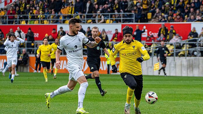 Maximilian Wolfram und der TSV 1860 taten sich schwer bei Alemannia Aachen.