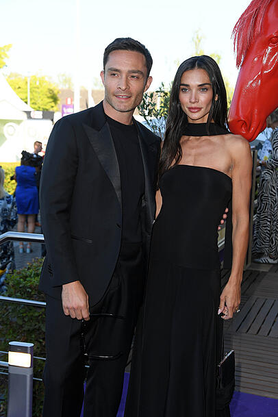 Ed Westwick mit Ehefrau Amy Jackson Ed Westwick mit Ehefrau Amy Jackson