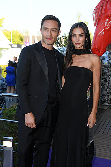 Ed Westwick mit Ehefrau Amy Jackson Ed Westwick mit Ehefrau Amy Jackson