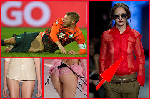 Busenblitzer, offenherzige Dekolletés und transparente Outfits - sehen Sie die größten Kleiderpannen der Stars in der Bilderstrecke.