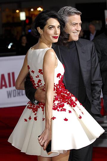 Amal und George Clooney