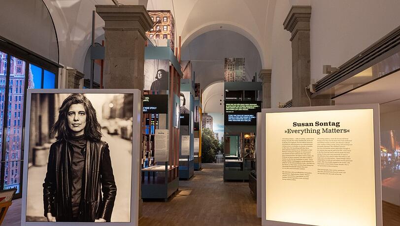 Die Ausstellung im Literturhaus.