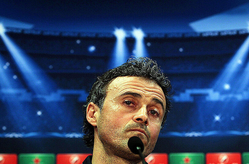 Mahnt vor dem Rückspiel gegen den FC Bayern: Barca-Trainer Luis Enrique.