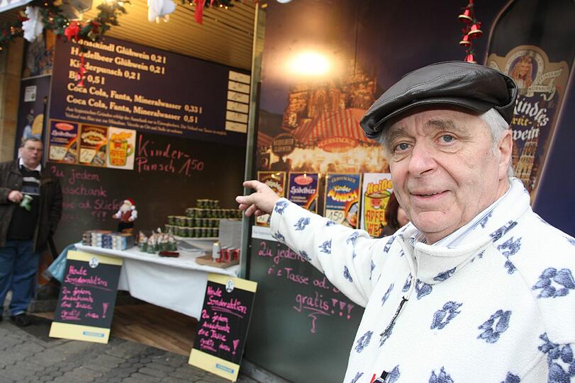 Lässt die Öko-Vorwürfe an sich abprallen: Glühwein-Rebell Peter Altschmied.
