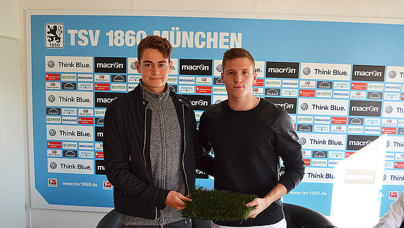 Zeigten Eigeninitiative: die beiden Junglöwen (v.l.) Alex Fuchs und Lukas Aigner.