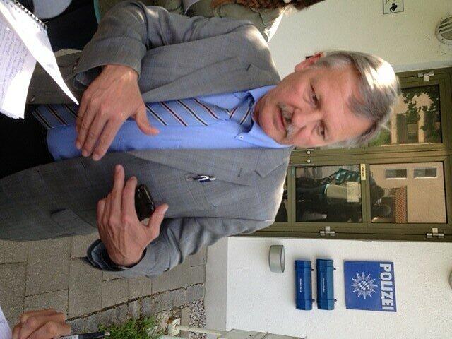 &bdquo;Aus einer Bedrohungssituation heraus&ldquo;: Polizeisprecher Hans-Peter Kammerer.