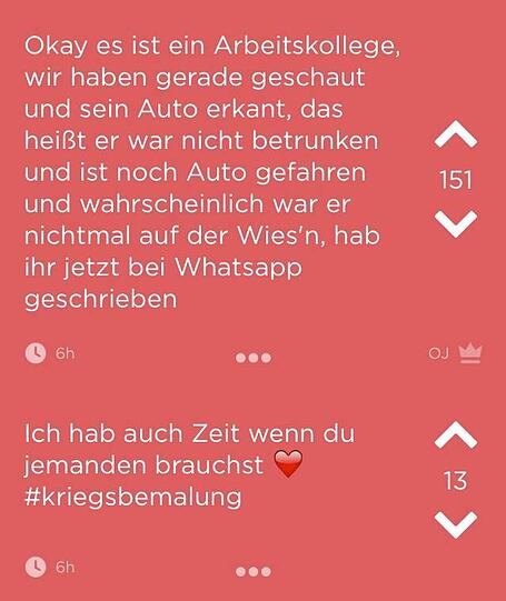 Und plötzlich hatte der "Türsteher" Gewissheit: sein Arbeitskollege ist bei seiner Freundin.