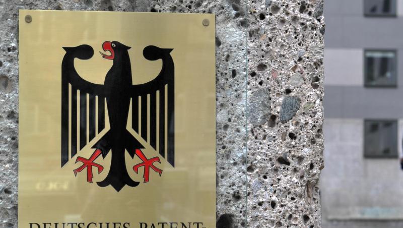Ein Schild hängt am Eingang zum Deutschen Patent-und Markenamt. Foto: picture alliance / dpa/Archivbild Ein Schild hängt am Eingang zum Deutschen Patent-und Markenamt. Foto: picture alliance / dpa/Archivbild